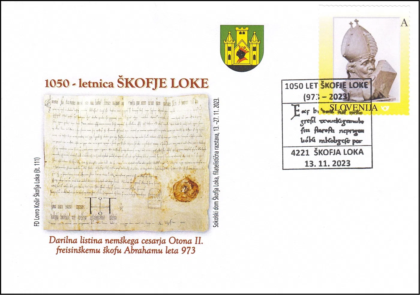 1050 LET ŠKOFJE LOKE ( 973 - 2023 )
